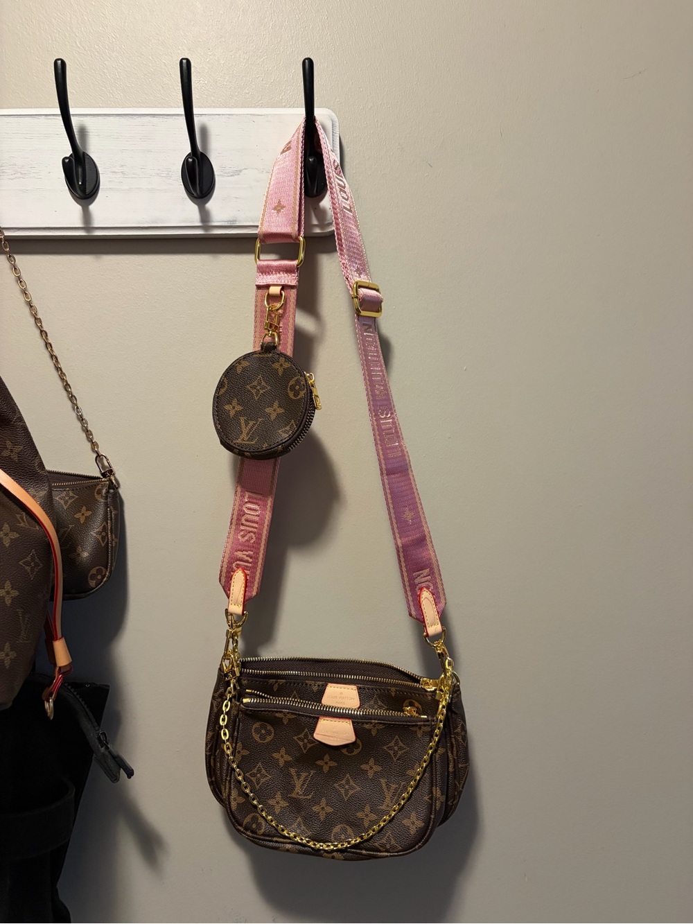 Louis Vuitton Multi Pochette Light Pink